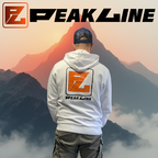 sweat à capuche blanc Unisexe PEAKLINE