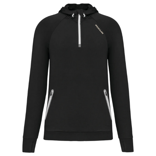 Sweat à capuche 1/4 ZIP WINTER-PEAKLINE UNISEXE