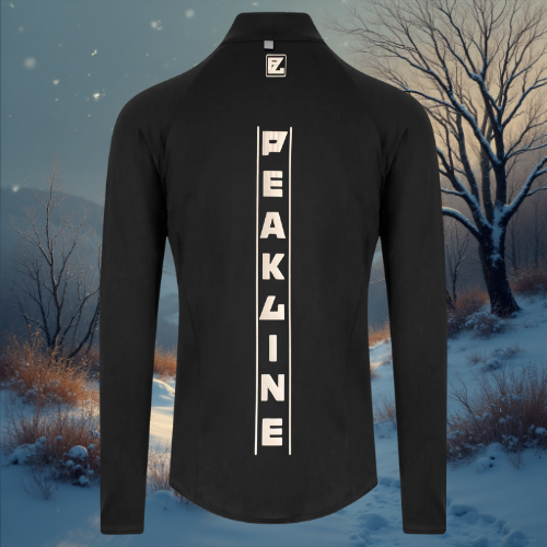 Haut demi zippé Homme Peakline