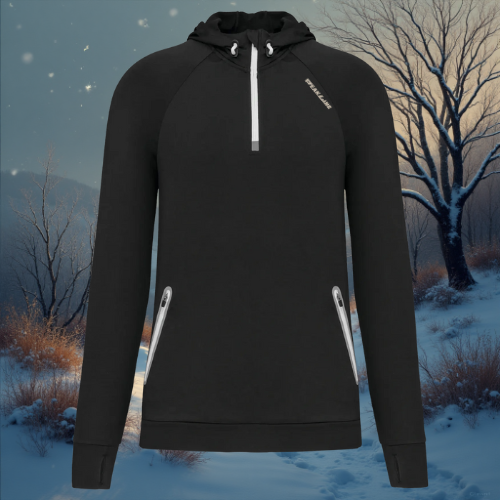 Sweat à capuche 1/4 ZIP WINTER-PEAKLINE UNISEXE