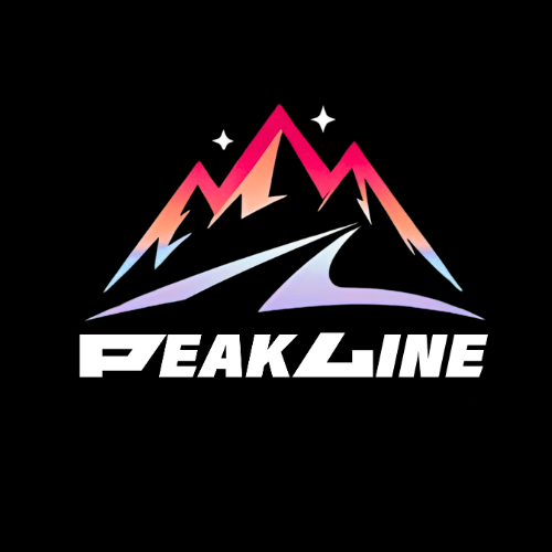 Tee shirt running Femme - Noir PEAKLINE MOUNTAIN