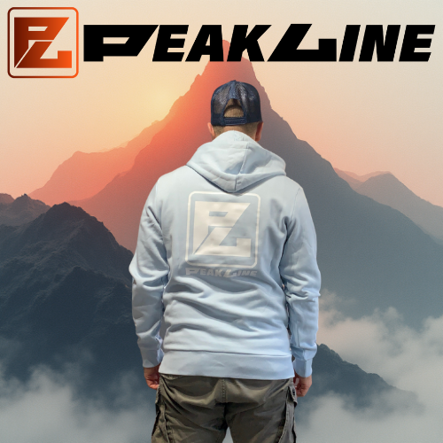 sweat à capuche bleu ciel Unisexe PEAKLINE