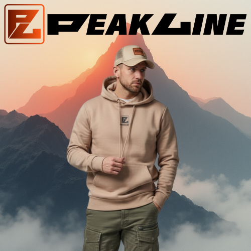 sweat à capuche beige Unisexe PEAKLINE