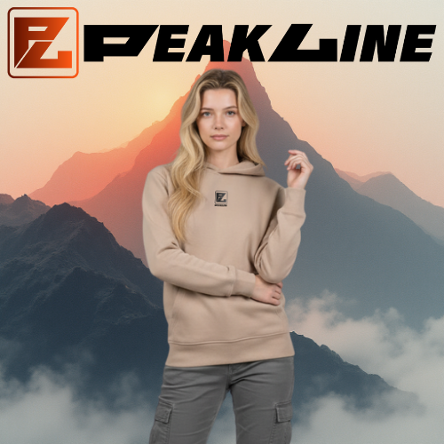 sweat à capuche beige Unisexe PEAKLINE